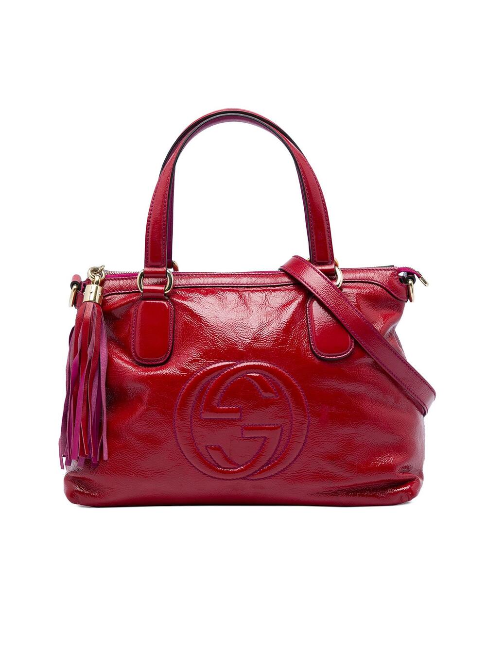 Gucci Small Patent Soho Working Satchel #360463G58B